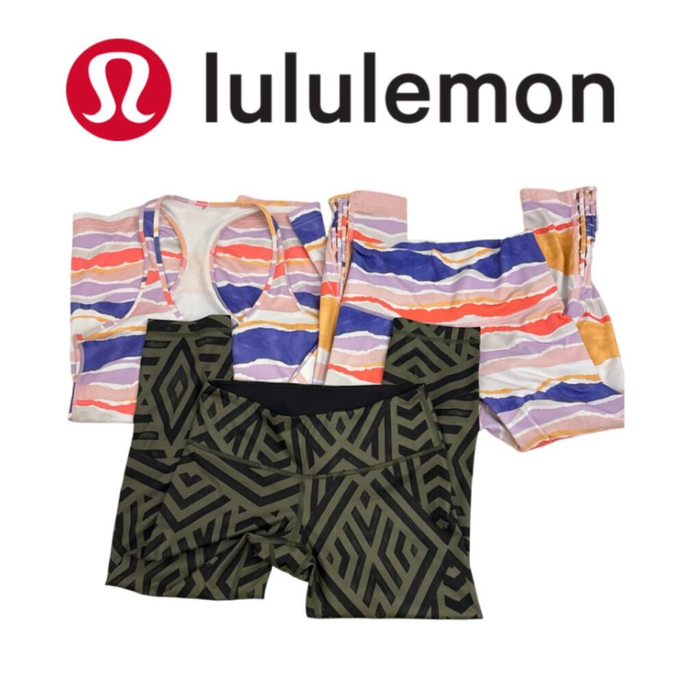 Lululemon Athletica 3 Piece  Bundle Size 6